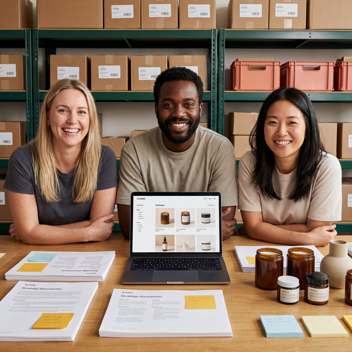 Established Shopify team planning catalogue, content and technical SEO together